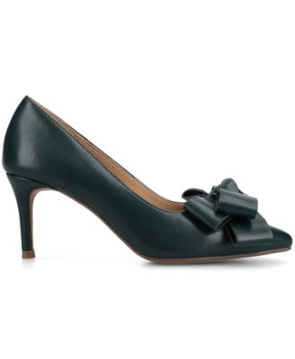 Women's Crystol Pointed Toe Bow Stiletto Pumps