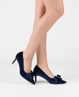 Women's Crystol Pointed Toe Bow Stiletto Pumps