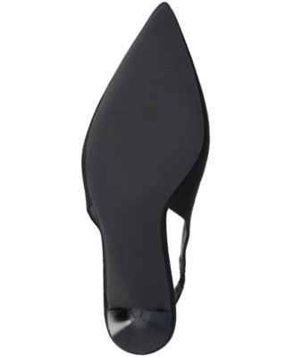 Journee Womens Elenney Mid Heel Pointed Toe Pumps