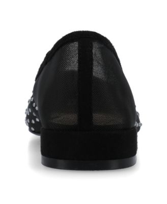 Women's Gracelynn Embellished Mesh Ballet Flats