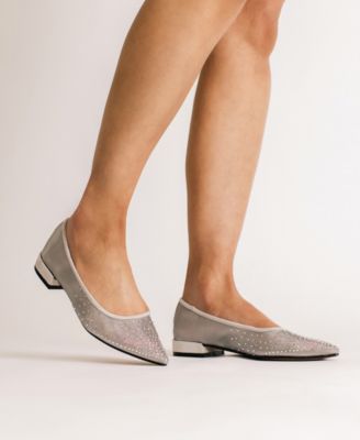 Women's Gracelynn Embellished Mesh Ballet Flats