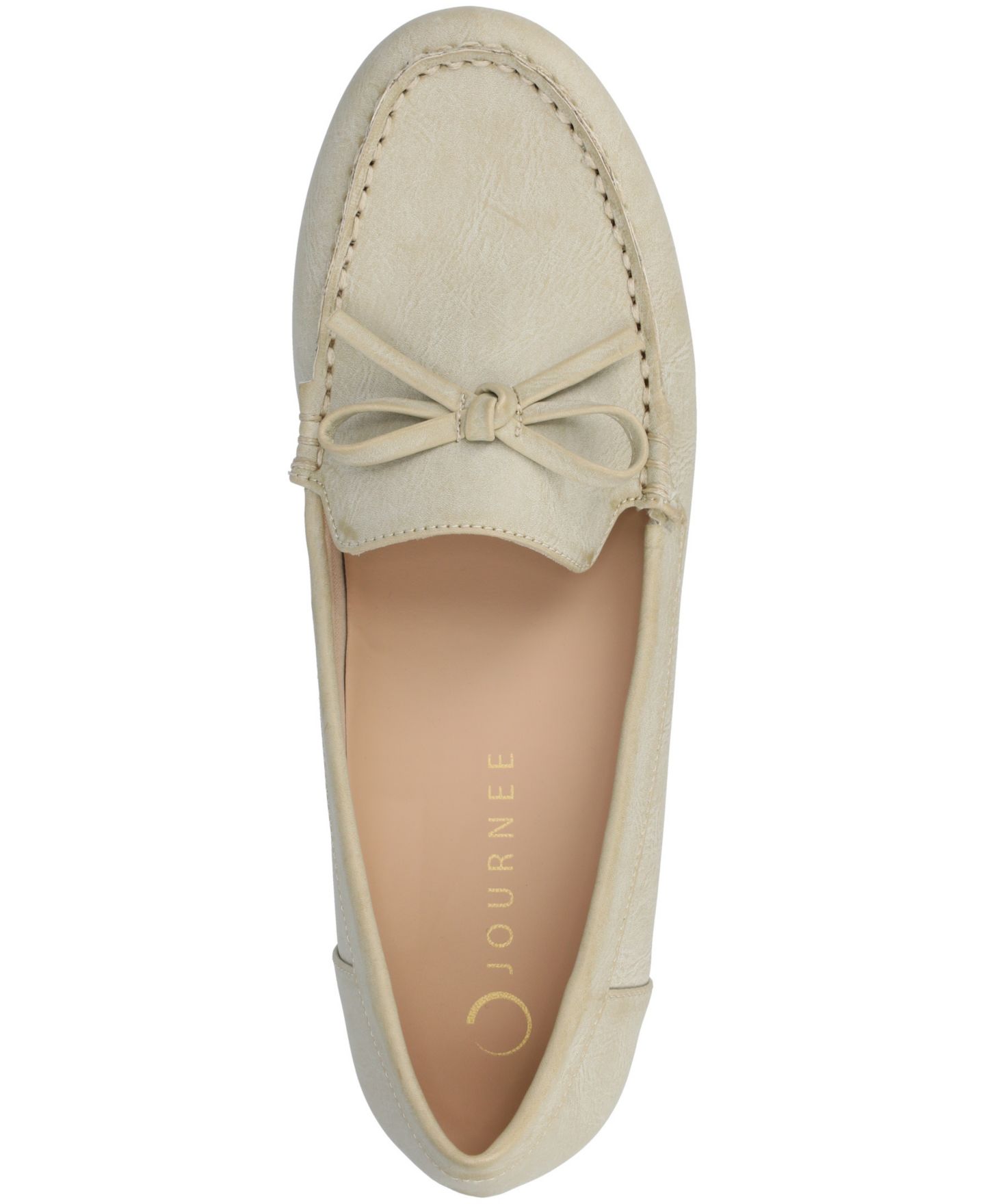 Женские туфли Journee Collection Novella Moc Toe, цвет: Бежевый — фото 4
