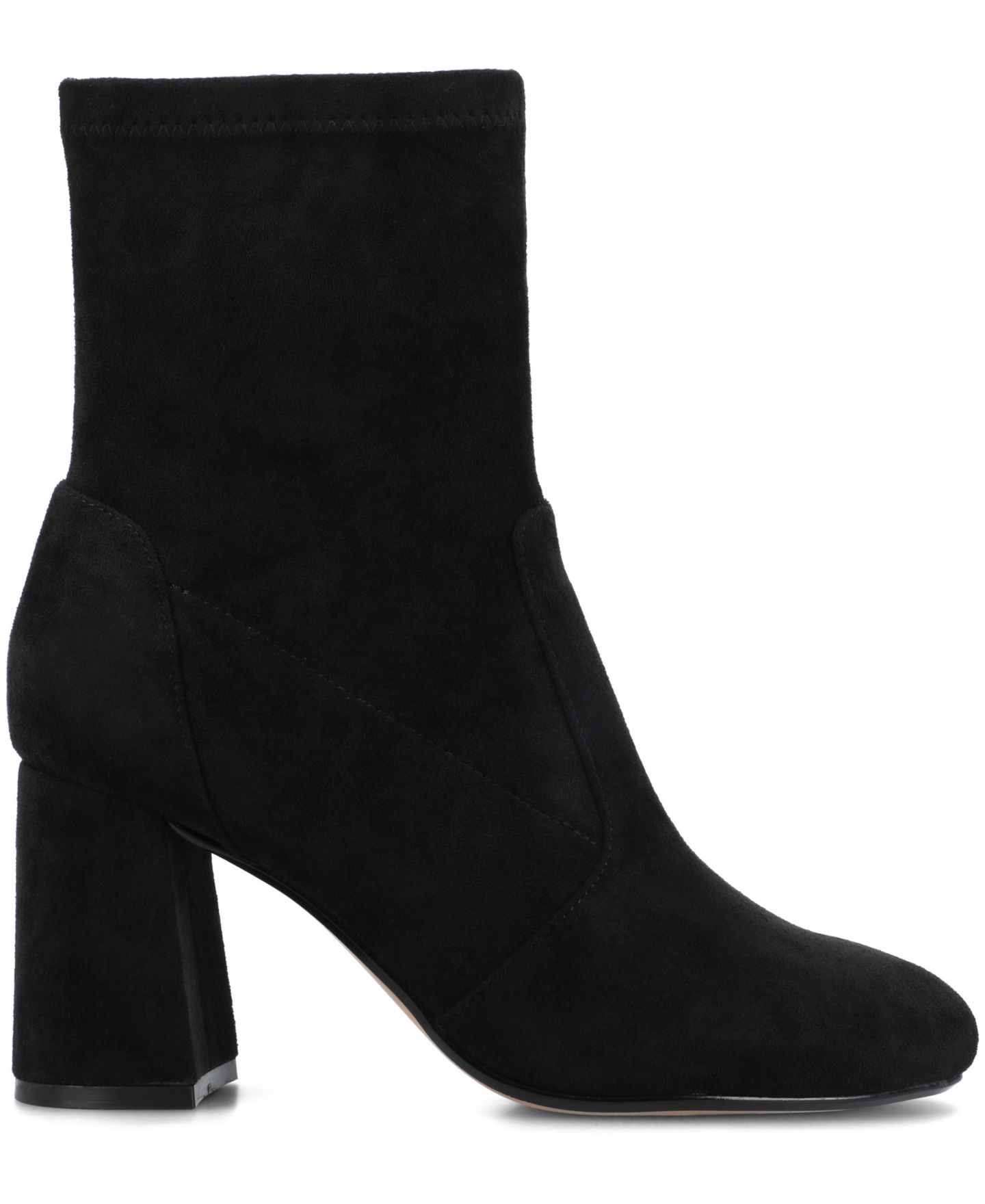 Женские ботинки Journee Collection Vivia Block Heel Dress Booties, цвет: Чёрный — фото 2