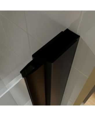 Pivot Frameless Shower Door with Clear Glass for Bathroom