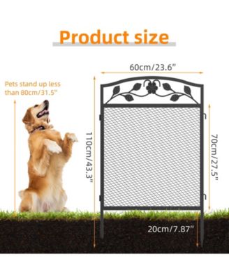 Heavy-Duty Dog Playpen Foldable Metal Exercise & Garden Fence