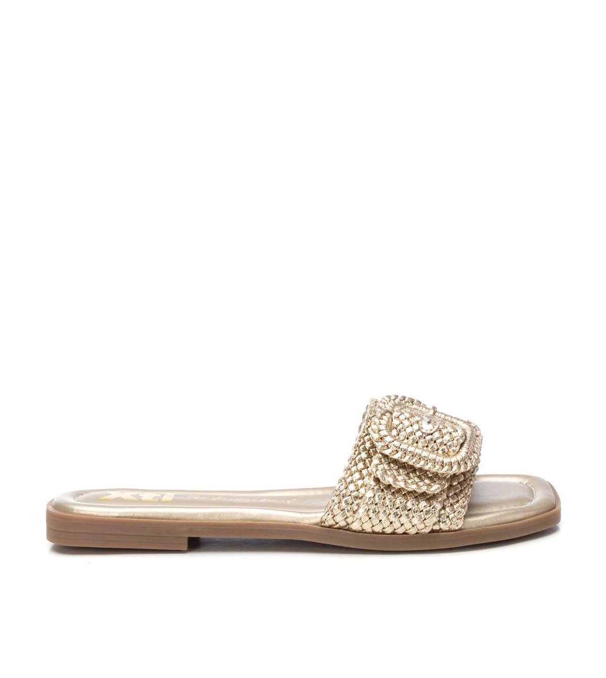 Women's Flat Sandals By Xti - Black