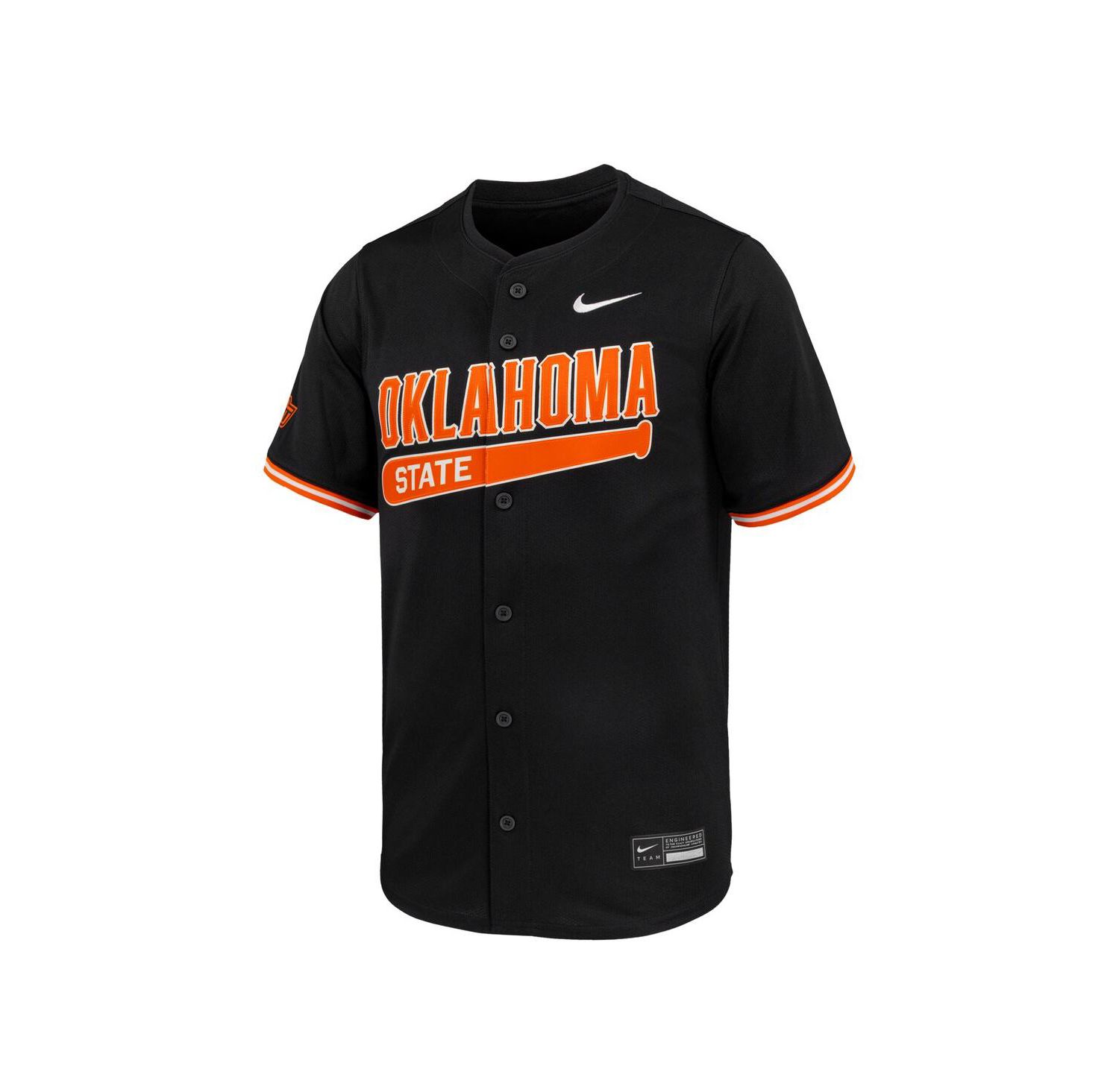 Men's Black Oklahoma State Cowboys Limited Baseball Jersey