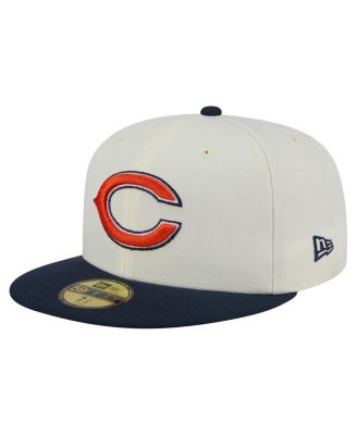 New Era - Men's White/Navy Chicago Bears Main 59FIFTY Fitted Hat
