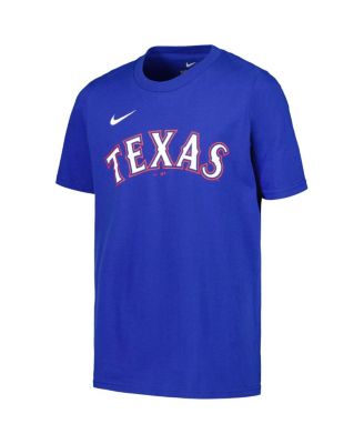 Big Boys and Girls Leody Taveras Royal Texas Rangers Name Number T-Shirt