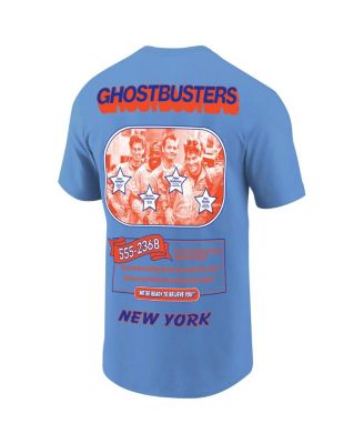 Men's Royal Ghostbusters New York Baseball T-Shirt