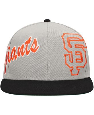 Men's Gray San Francisco Giants Knock Out Panel Snapback Hat