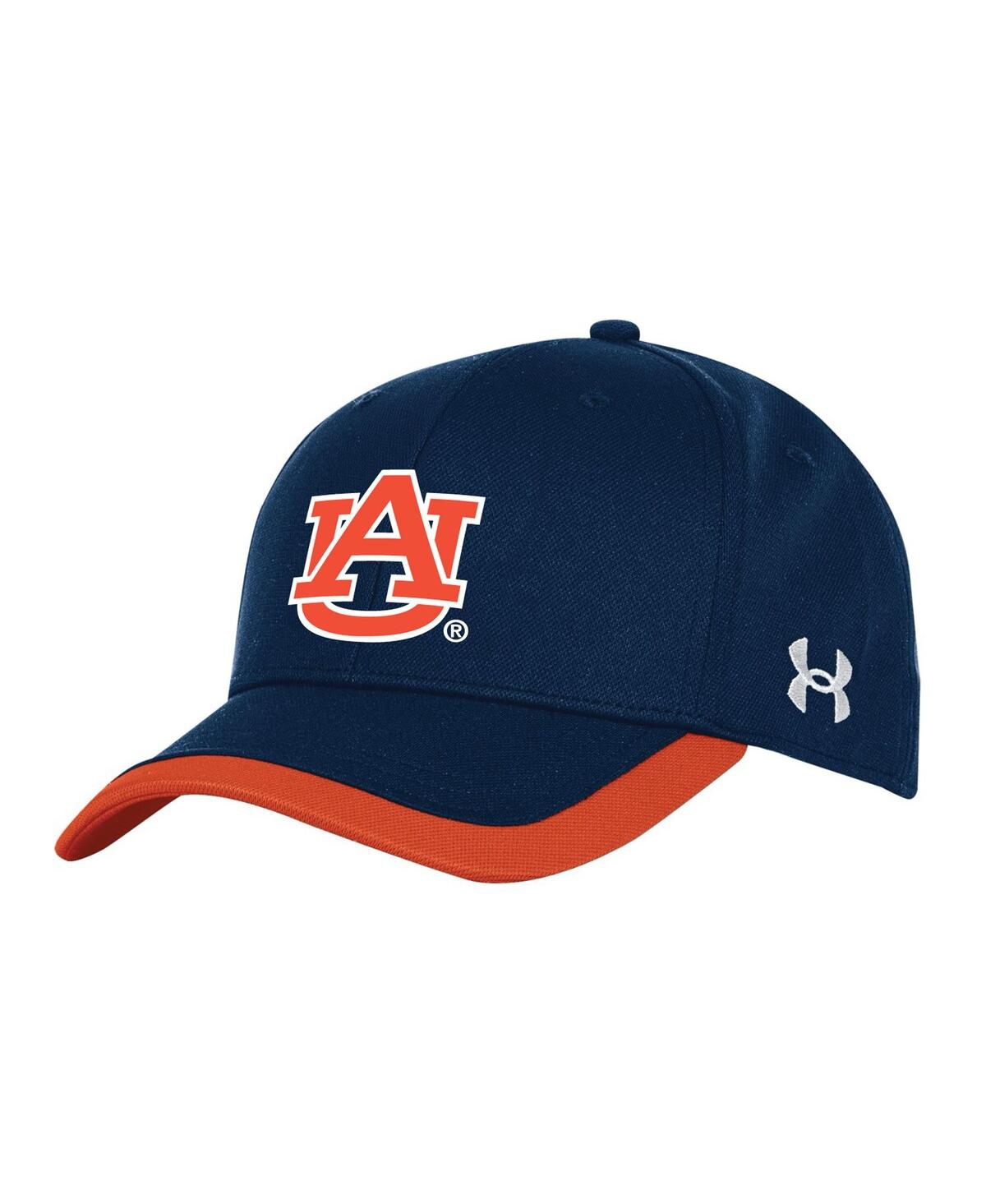 Men's Navy Auburn Tigers Sideline Blitzing Accent Flex Hat - Navy
