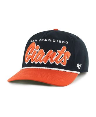 Men's Black San Francisco Giants Drop Shadow Rope Hitch Adjustable Hat