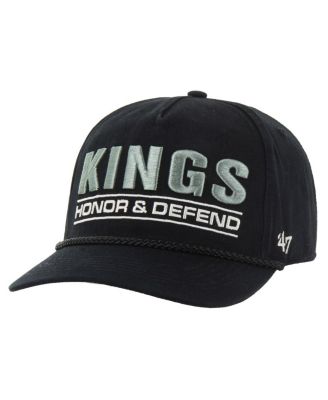 Men's Black Los Angeles Kings OHT Military Appreciation Homeland Honor and Defend Hitch Adjustable Hat