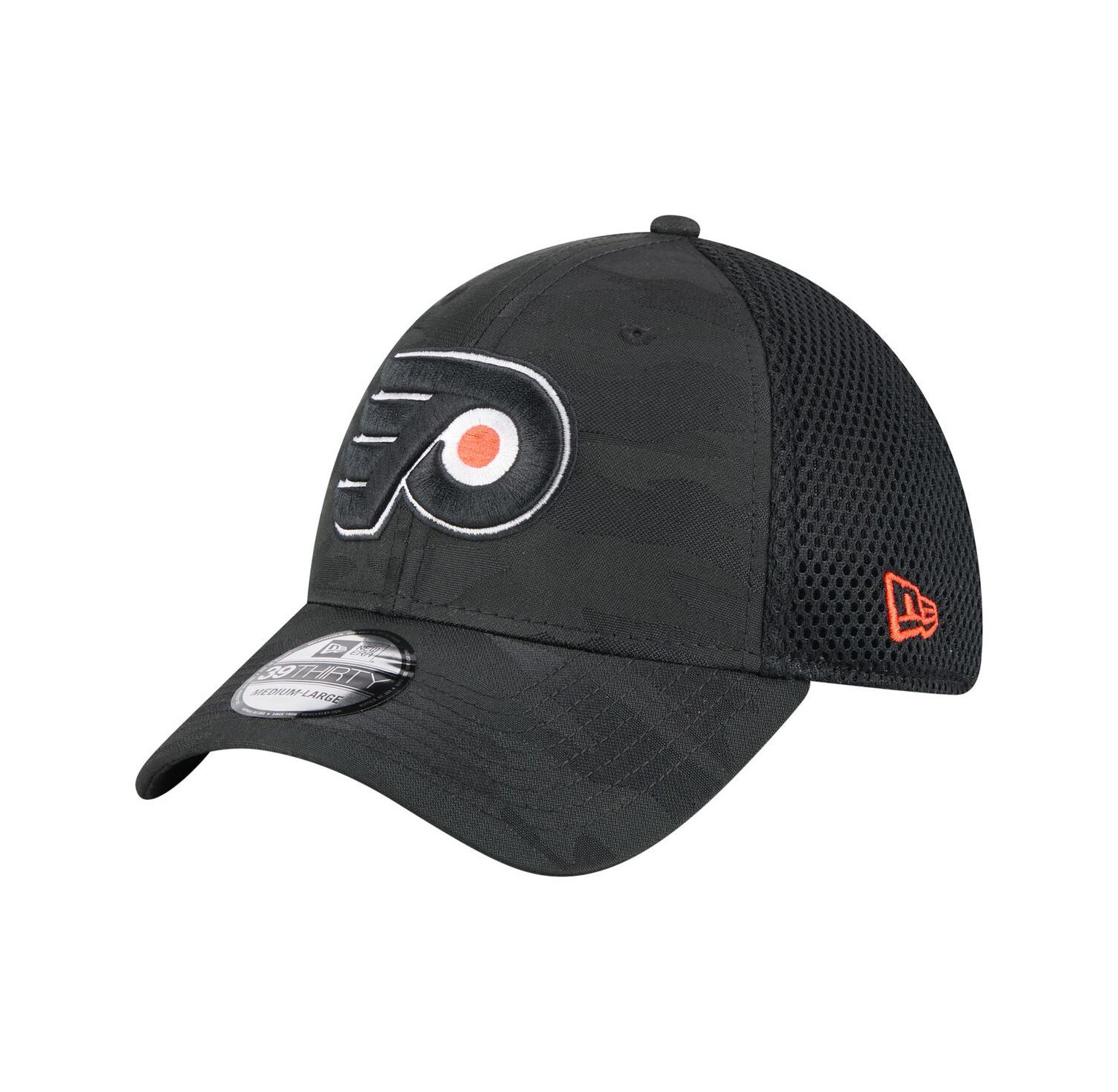 Men's Black Philadelphia Flyers Active Subtle Camo 39THIRTY Flex Hat