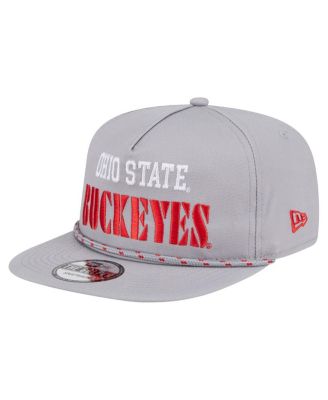 Men's Gray Ohio State Buckeyes Golfer Vintage Adjustable Hat