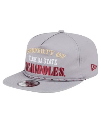 Men's Gray Florida State Seminoles Golfer Vintage Adjustable Hat