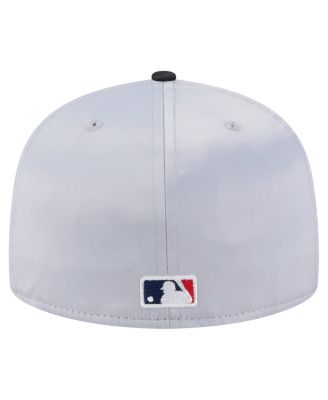 Men's Gray/Black Chicago White Sox Satin 59FIFTY Fitted Hat