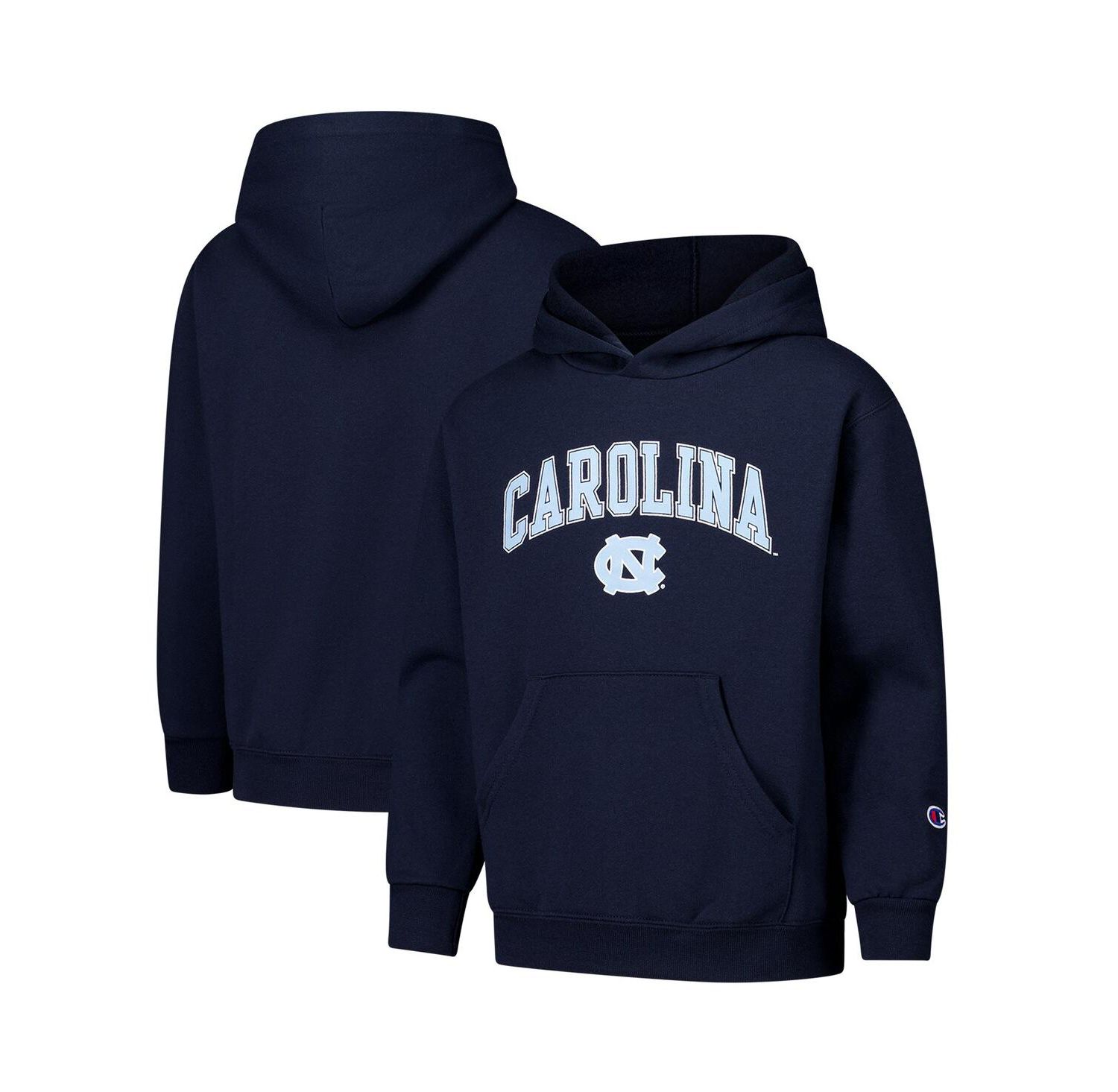 Big Boys and Girls Navy North Carolina Tar Heels Campus Pullover Hoodie