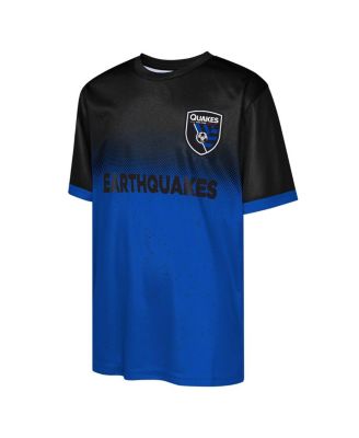 Big Boys and Girls Black San Jose Earthquakes Stalwart Defender T-Shirt