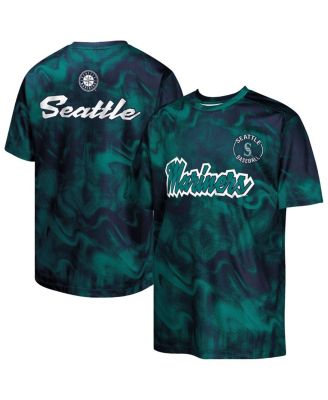 Outerstuff - Big Boys and Girls Teal/Navy Seattle Mariners Pinch Hitter T-Shirt