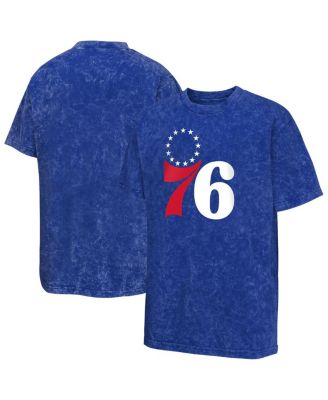 Outerstuff - Big Boys and Girls Royal Philadelphia 76ers Rugged Defense T-Shirt
