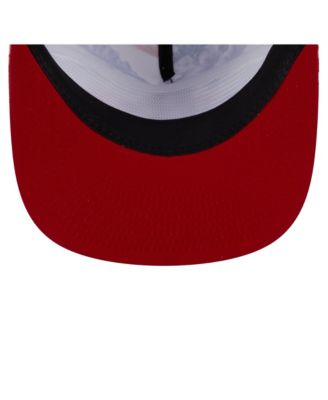Men's White St. Louis Cardinals Printed Island Golfer Snapback Hat