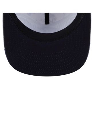 Men's White New York Yankees Printed Island Golfer Snapback Hat