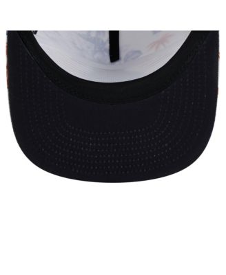 Men's White Houston Astros Printed Island Golfer Snapback Hat