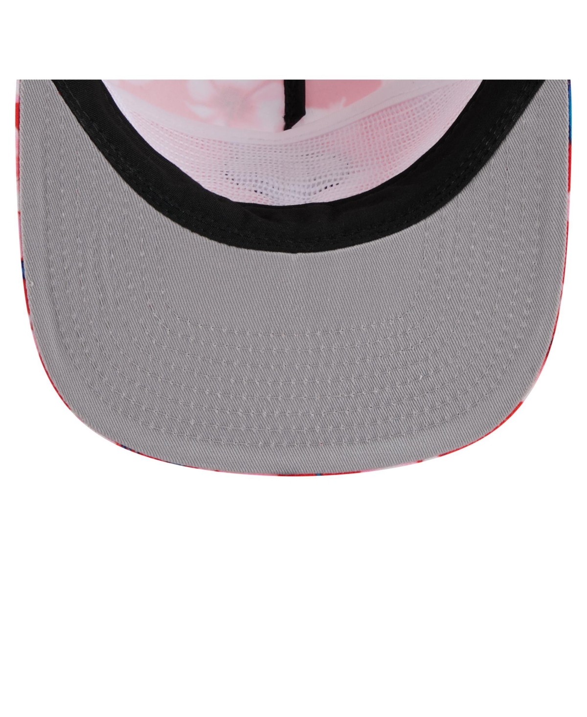 New Era Men's Red Philadelphia Phillies Adventure Pattern Golfer Trucker Snapback Hat