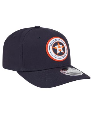 Men's Navy Houston Astros Circle Patch 9SEVENTY Stretch-Snap Hat