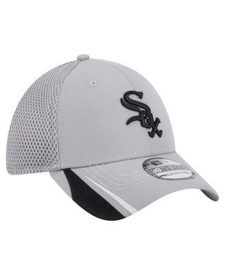 Men's Gray Chicago White Sox Linear 39THIRTY Flex-Fit Hat
