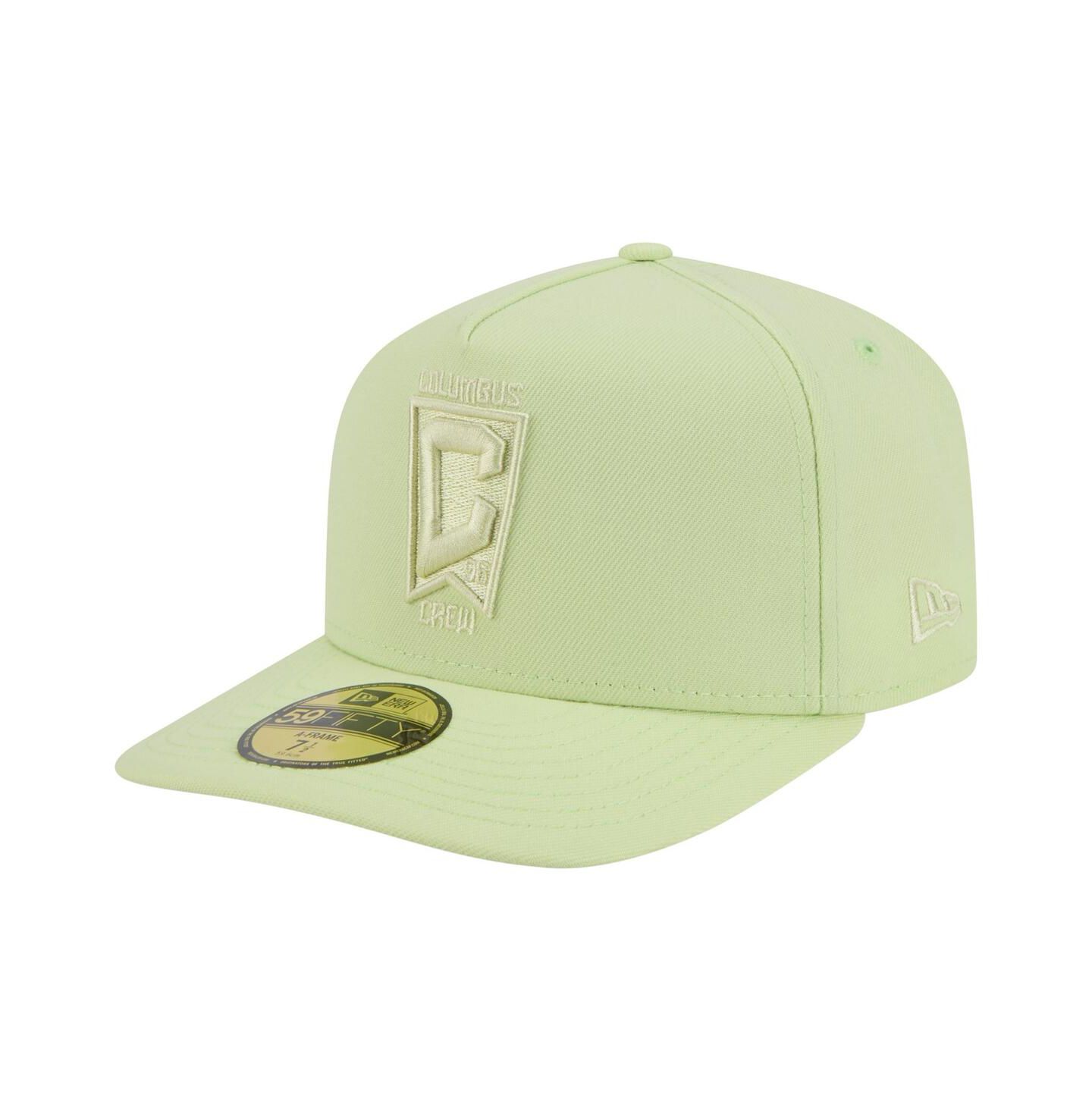 Мужские головные уборы New Era Green Columbus Crew Color Pack A-Frame 59FIFTY Fitted Hat — фото 1