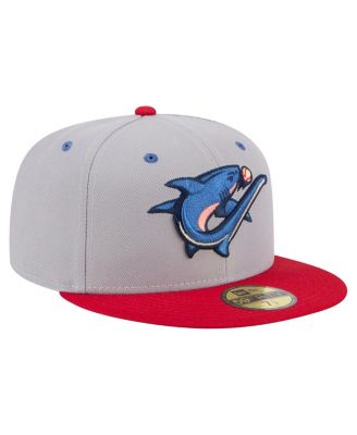 Men's Gray/Red Clearwater Threshers Authentic Collection 59FIFTY Fitted Hat