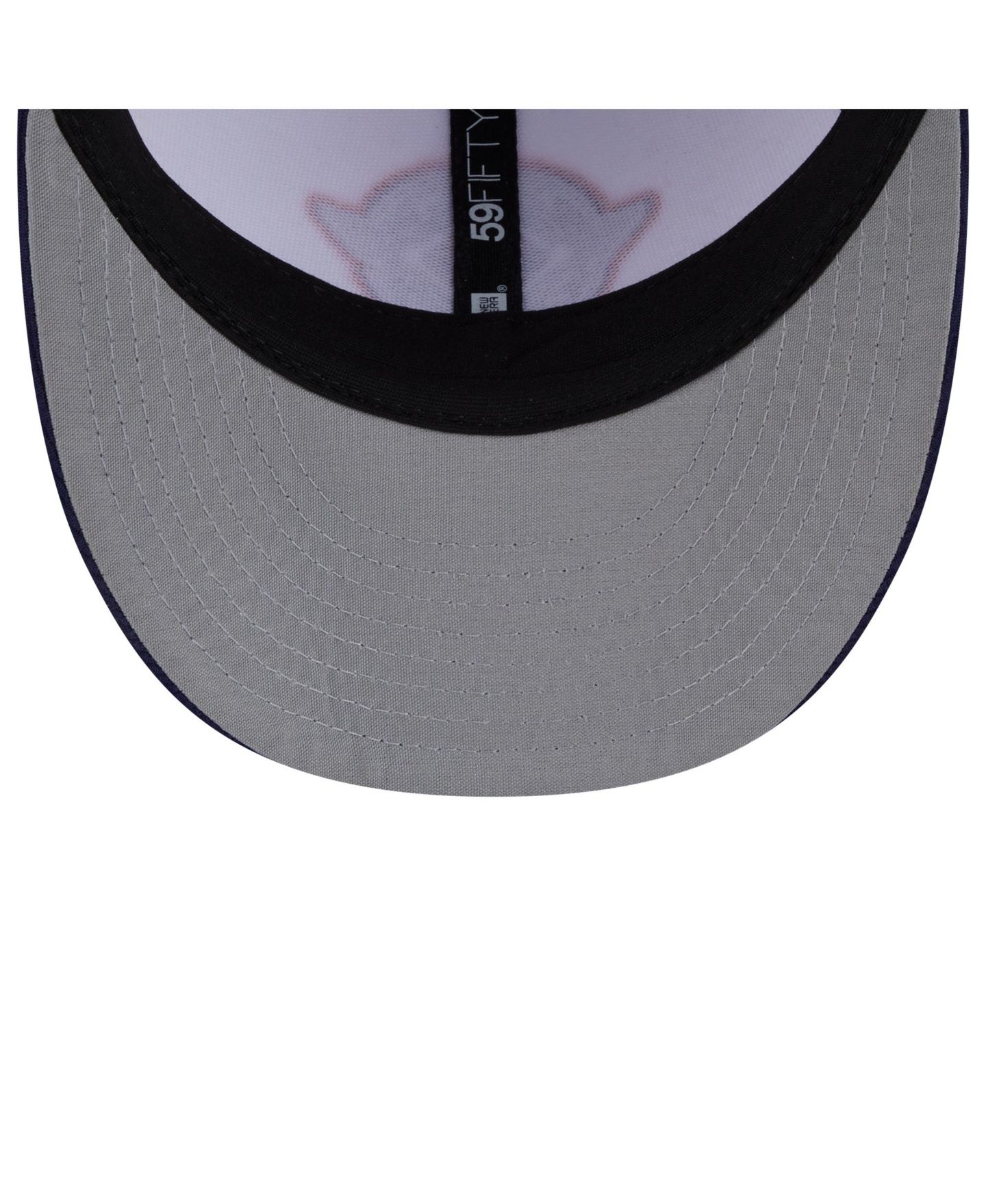 Мужская кепка New Era White/Navy Houston Astros 2025 City Connect Batting Practice Low Profile 59FIFTY Fitted Hat — фото 5