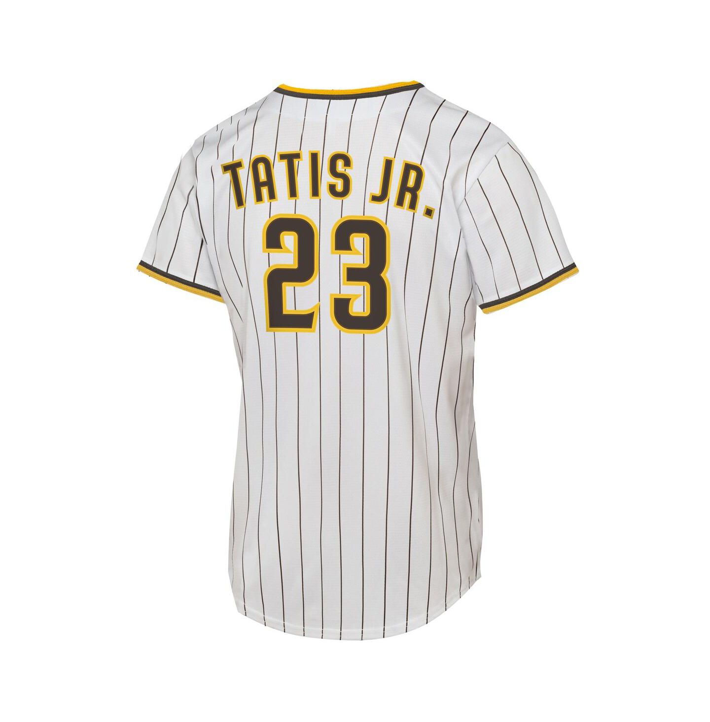 Детское джерси Nike Fernando Tatis Jr. San Diego Padres Home Replica Player, White — фото 3
