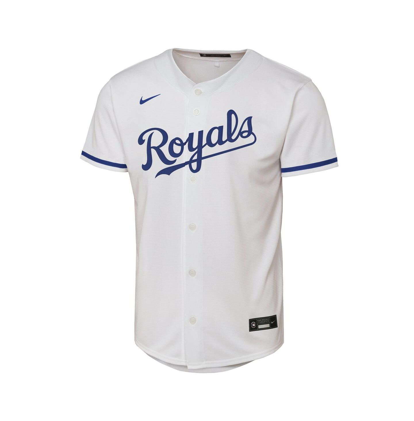 Детская домашняя джерси Nike Bobby Witt Jr. Kansas City Royals Replica, цвет белый — фото 2