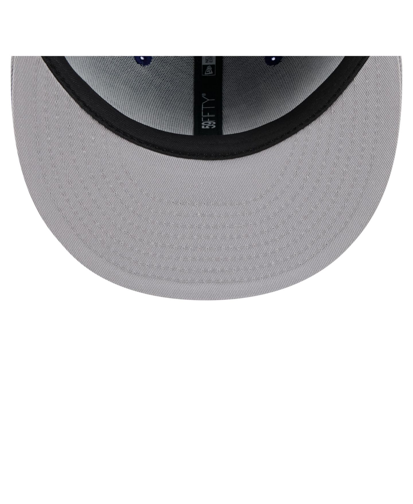 Мужская кепка New Era Navy/Gray Los Angeles Dodgers Retro Pattern 59FIFTY Fitted Hat — фото 4