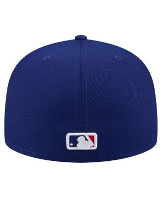 Men's Royal Texas Rangers Yarn Stitch 59FIFTY Fitted Hat