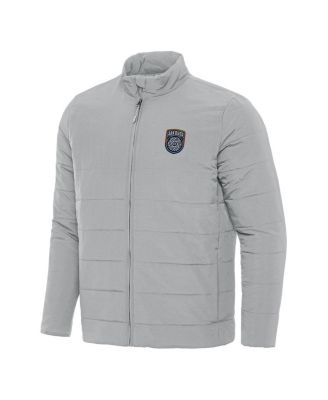 Antigua - Men's Gray San Diego FC Swelter Full-Zip Jacket