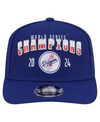 Men's Royal Los Angeles Dodgers 2024 World Series Champions 9SEVENTY Adjustable Hat