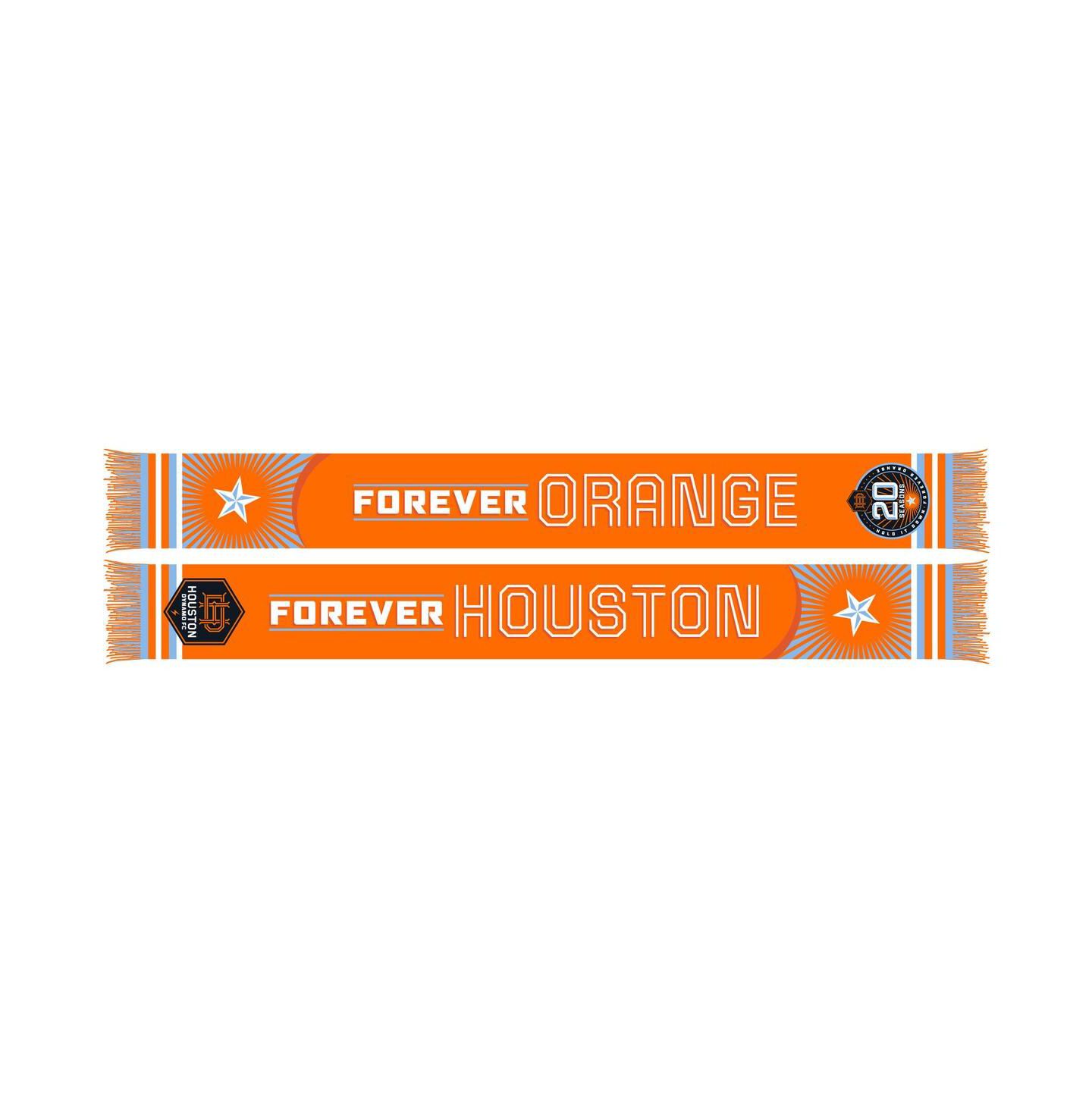Женский шарф Ruffneck Scarves Houston Dynamo FC 2025 Jersey Hook — фото 1