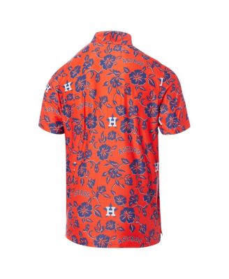 Men's Orange Houston Astros Pua Performance Polo Shirt