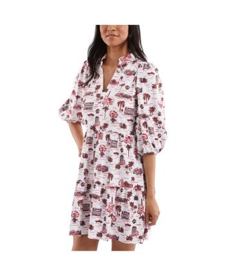Smith & Quinn - Women's White/Garnet South Carolina Gamecocks Tailgate Collection Tory Dress