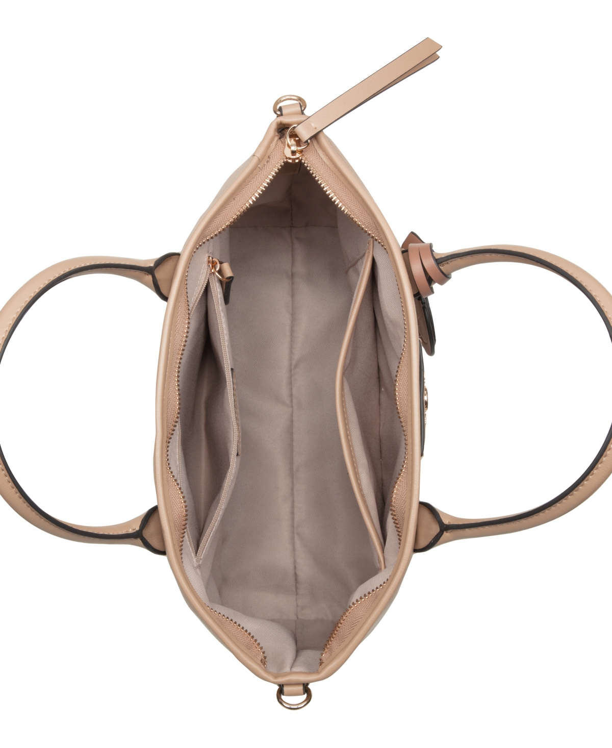 Nine West Piera Large Satchel Bag In Khaki