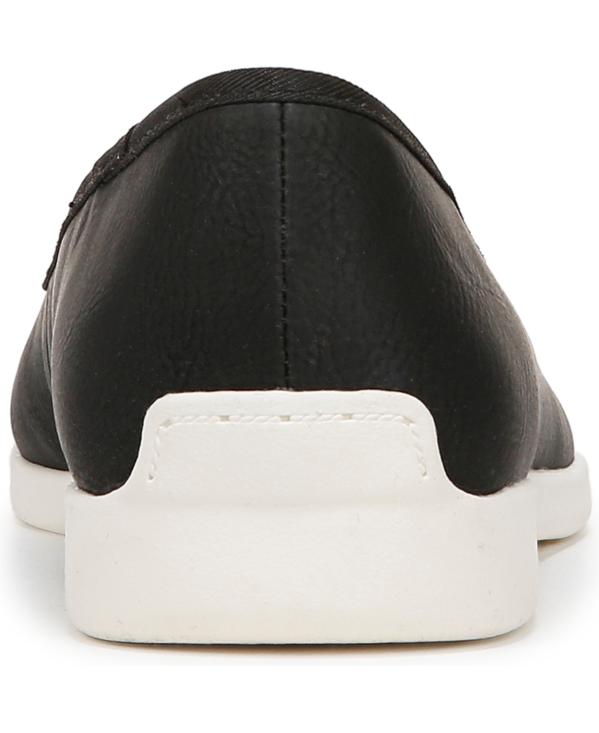 Lifestride Women's Maura Round Toe Ballerina Flats In Black Faux Leather