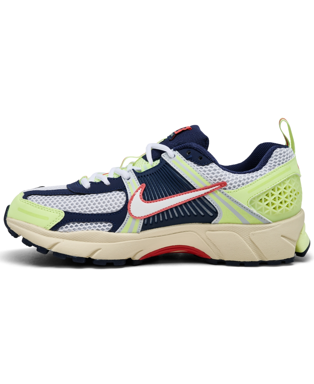Nike Big Kids Vomero 5 Casual Sneakers From Finish Line In Barely Volt,navy