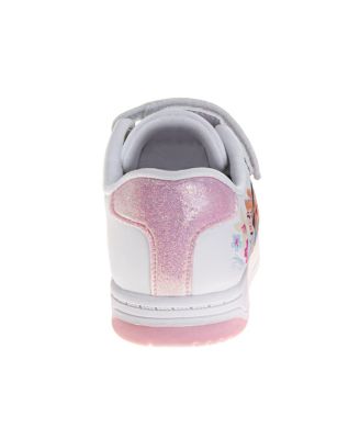 Toddler Girls Princess Hook and Loop Sneakers
