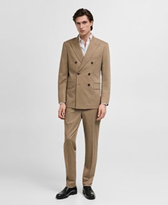 Men's Monaco Double-Breasted Slim-Fit Suit Blazer