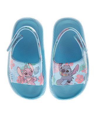 Toddler Girls Stitch and Angel Slip On Slides